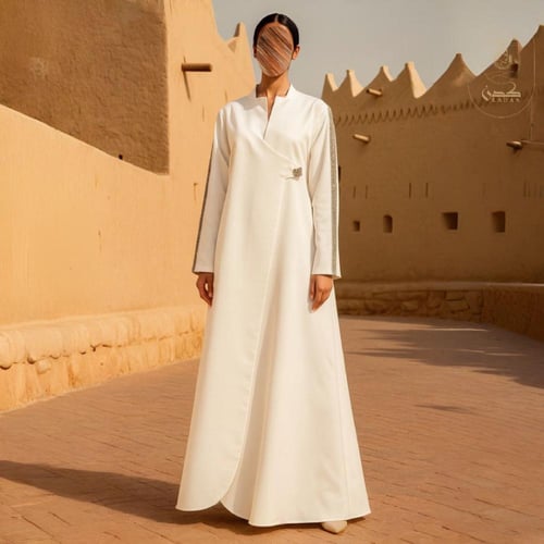 عباية قماش تفته ، قصة A-line