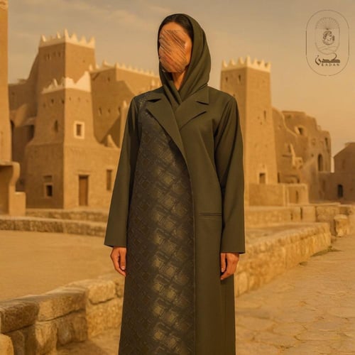 عباية قماش جاكار ، قصة A-line