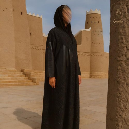 عباية شتوية قماش تويد