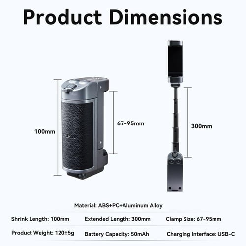 مقبض سيلفي تيليسين متعدد الاستخدامات للهواتف الذكي...