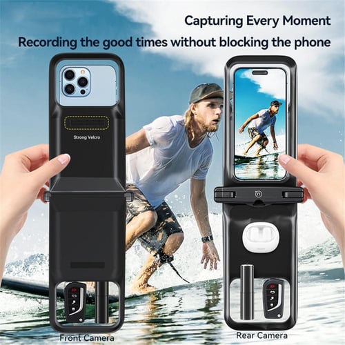 حقيبة جوال USAMS مقاومة للماء مزدوج الجيب