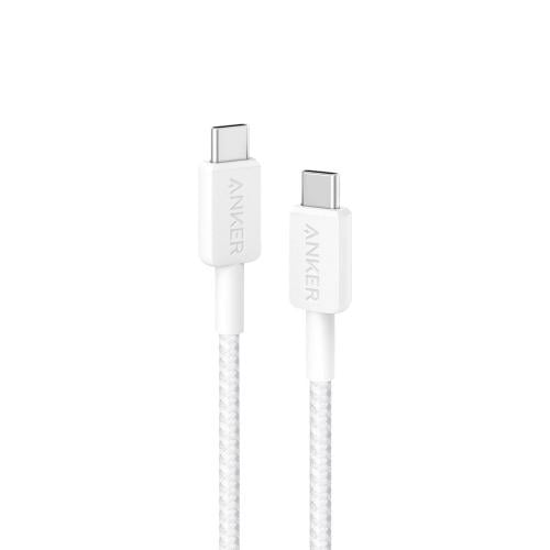 كيبل شحن انكر بقوة 60 واط USB-C إلى USB-C بطول ( 0...