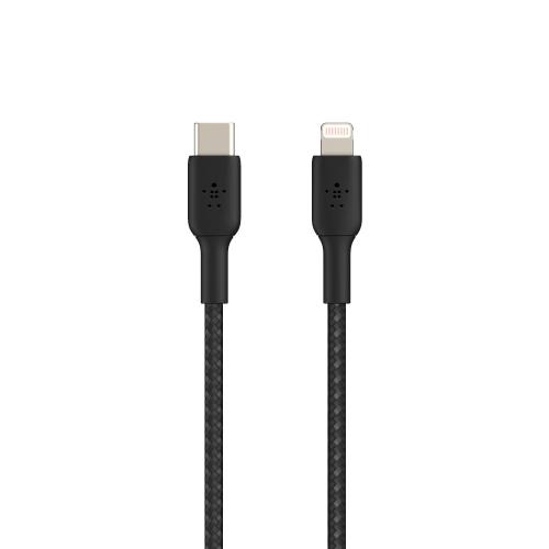 كيبل بيلكن USB-C إلى Lightning قماشي ( 2 متر ) - أ...