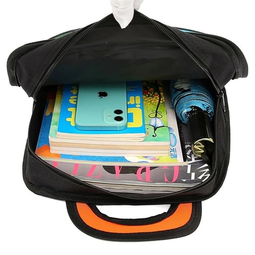 حقيبة ظهر بتصميم ثنائي الأبعاد مستوحى من الرسوم ال...
