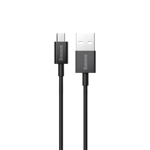 كيبل شحن بيسوس من USB-A إلى Micro ( 1 متر ) - أسود