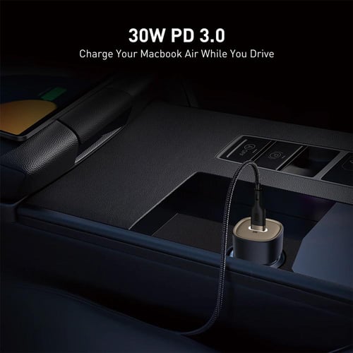 كمبو جودا 3 في 1 شاحن جداري بقوة 30 واط بي دي + شا...