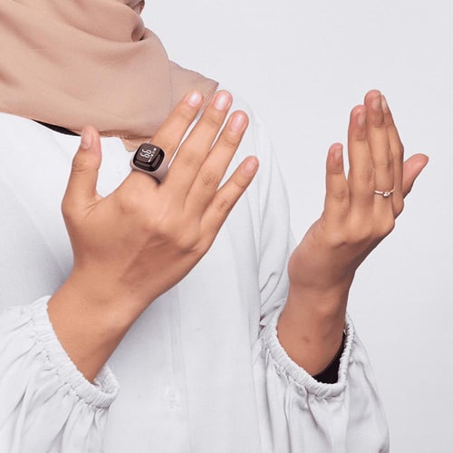 خاتم التسبيح iQIBLA Zikr Noor الذكي الكتروني