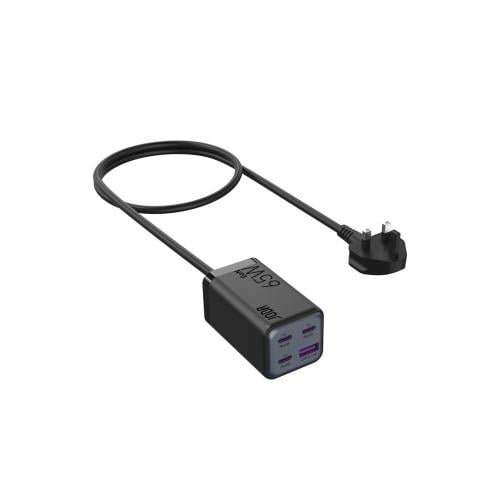 منصة شحن JODA Voltar بقوة 65 واط بثلاث منافذ USB-C...