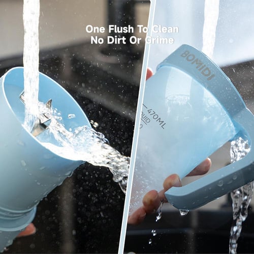 خلاط BOMIDI محمول لاسلكي مع شاشة عرض رقمية