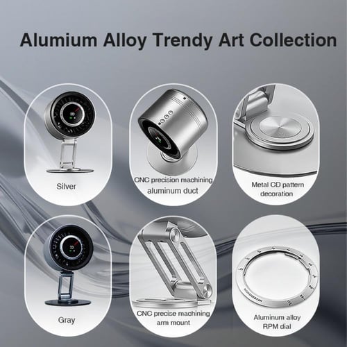 مروحة مكتبية H6-V8 حامل معدني قابل للطي وتبريد تور...