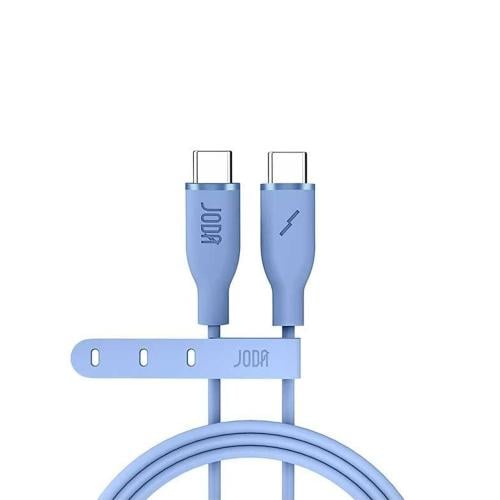 كيبل JODA سيليكون USB-C إلى USB-C بقوة 60 واط بطول...