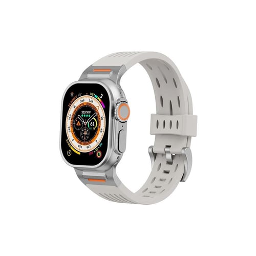 سوار ساعة ابل سيليكون متوافق مع 49/45/44/42 ملم