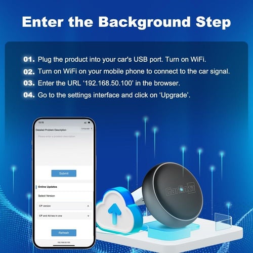 محول كارلينكيت Mini Ultra 3 لاسلكي لـ CarPlay و An...