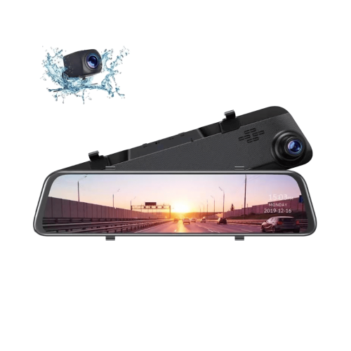 كاميرا سيارة أمامية وخلفية 2K مدمجة في المرايا