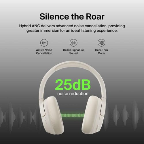 سماعات رأس بيلكن SoundForm isolate لاسكلية عازلة ل...