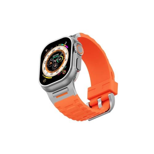 سوار ساعة ابل سيليكون متوافق مع 49/45/44/42 ملم