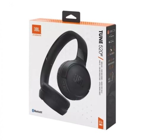 سماعات رأس JBL لاسلكية TUNE 520BT - أسود