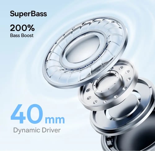 سماعات رأس بيسوس BH1 LITE لاسلكية 80 ساعة Super Ba...