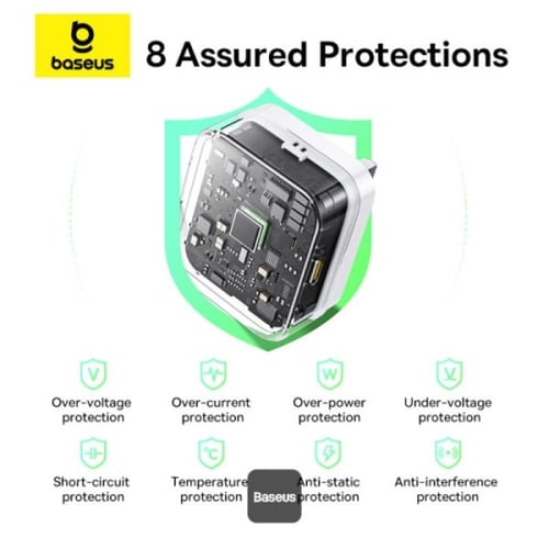 شاحن جداري بيسوس Palm 1C بمنفذ USB-C بقوة 20 واط