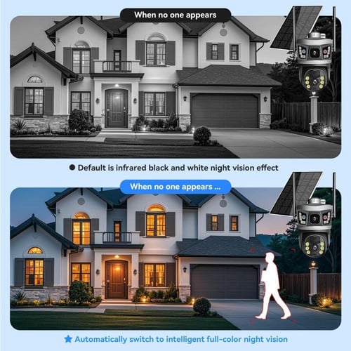 كاميرا مراقبة CHAPPELINE بالطاقة الشمسية بدقة 4K