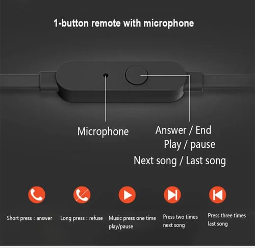 سماعات أذن JBL سلكية TUNE110 منفذ AUX - أزرق