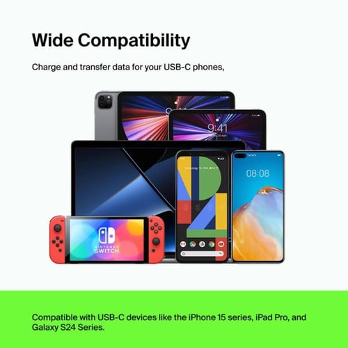 كيبل بيلكن USB-C إلى USB-C ( 1 متر )