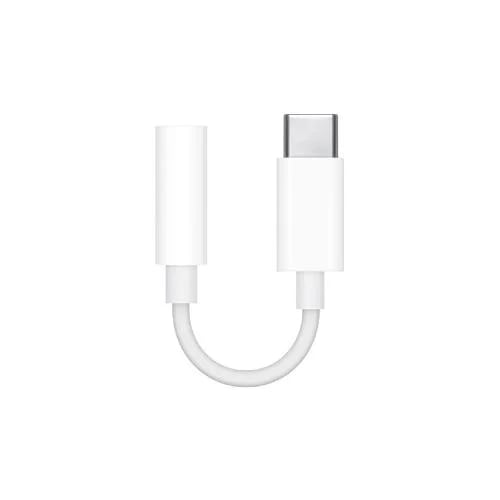 محول ابل الأصلي من USB-C إلى 3.5mm Headphone - أبيض