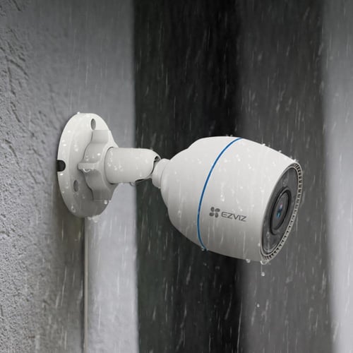 كاميرا مراقبة خارجية EZVIZ C3TN ذكية Wi-Fi - أبيض