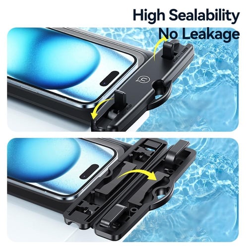 حقيبة جوال USAMS مقاومة للماء مزدوج الجيب