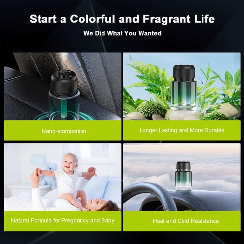 فواحة عطر فون بلانت المتنقلة مع إضاءة RGB LED