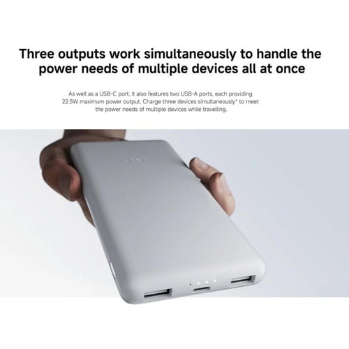 بطارية شاومي لايت بسعة 10000 مللي أمبير وقوة 22.5...