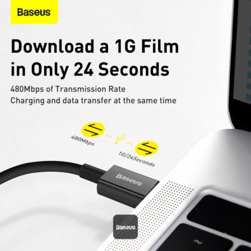 كيبل شحن بيسوس من USB-C إلى Lightning بقوة 20 واط...