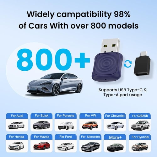 كارلينكيت Mini Ultra محول لاسلكي صغير