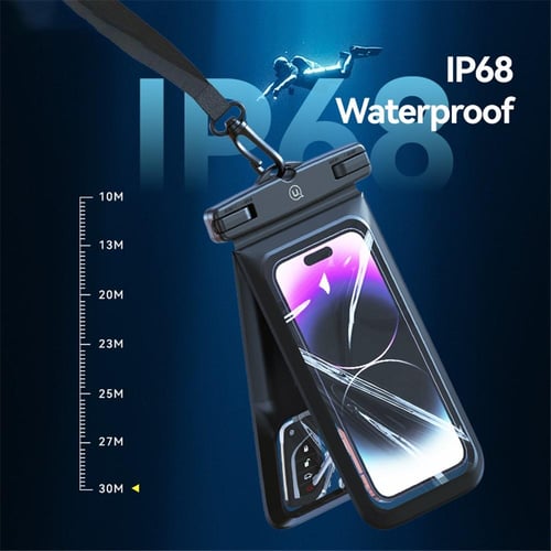 حقيبة جوال USAMS مقاومة للماء مزدوج الجيب