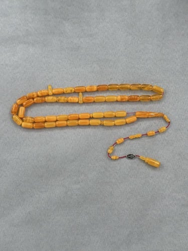 مسباح عقد تواير قديم اصفر بشفافية