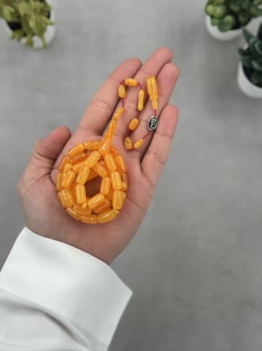 مسباح عقد تواير قديم اصفر بشفافية