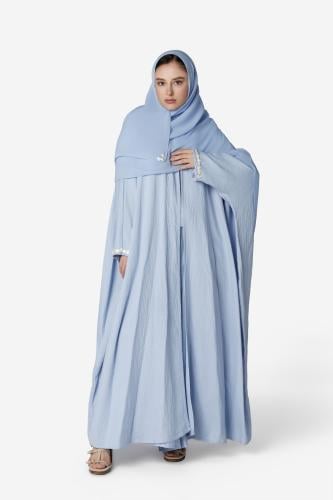 PURE | Crisp Blue Abaya