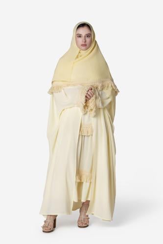 PURE | Butter Yellow Abaya