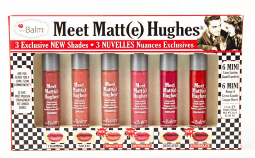 مجموعة من 6 أحمر شفاه سائل من ذا بالم ميت مات هيوز...