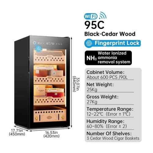 مبرد سيجار ( WiFi ) ( بصمة )