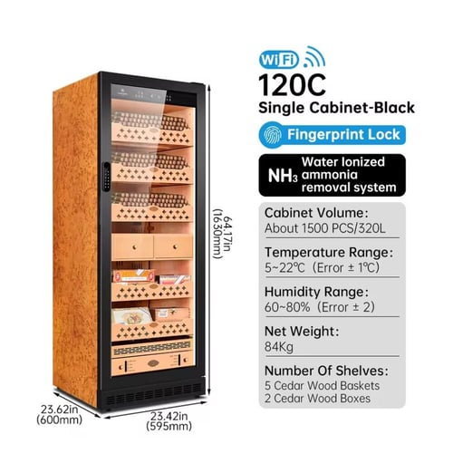 مبرد السيجار ( بصمة ) ( WiFi )