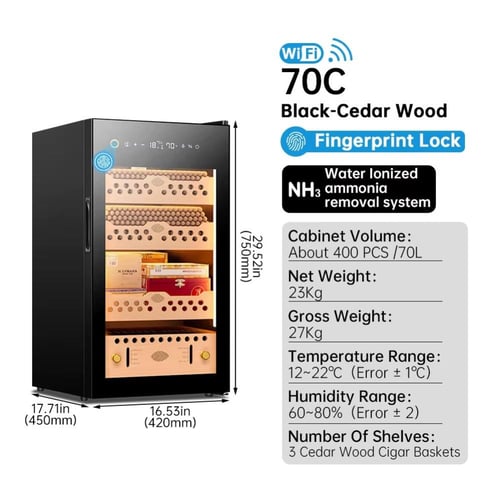 مبرد سيجار ( WiFi ) ( بصمة )