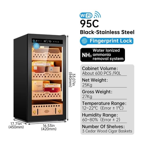 مبرد سيجار ( WiFi ) ( بصمة )