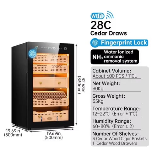 مبرد السيجار ( بصمة ) ( WiFi )