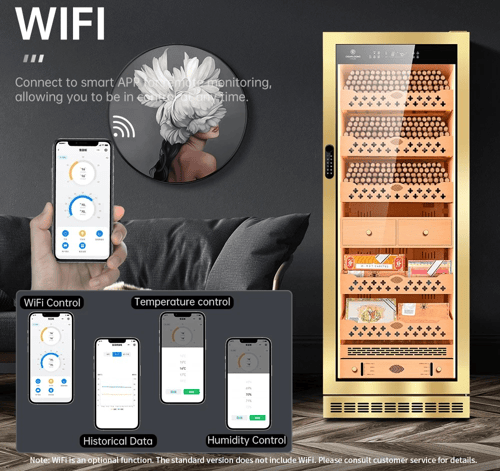 مبرد السيجار ( بصمة ) ( WiFi )