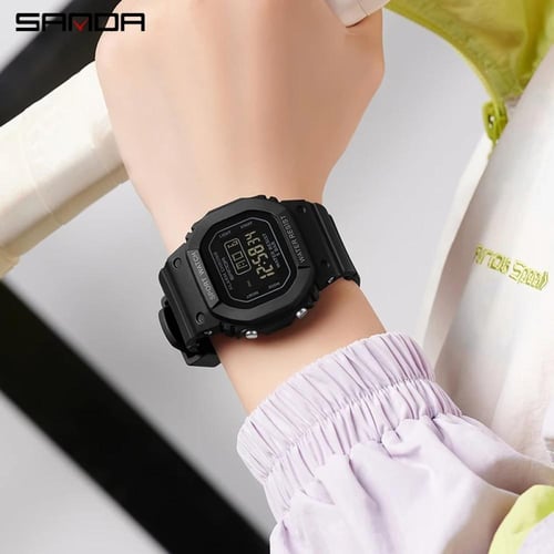 بنين بنات LED ساعة رقمية للأطفال ساعة رياضية لساعة...
