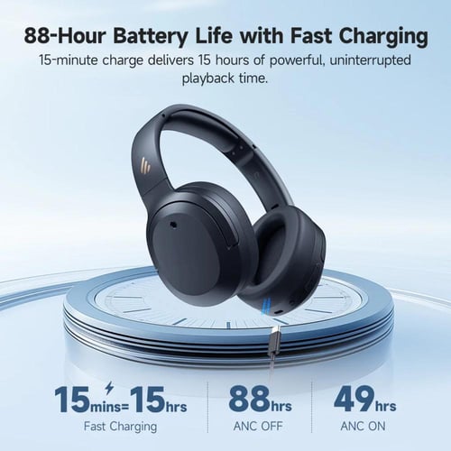 اديفير Edifier W820NB Plus(2025 الإصدار) سماعة رأس...