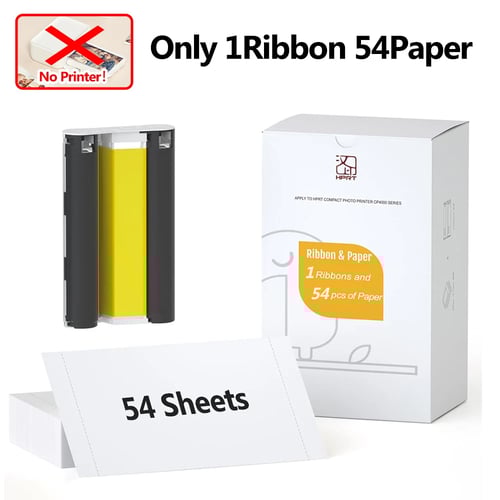 طابعة صور HPRT Wifi 4x6 مع ورق طباعة صور محمول صغي...