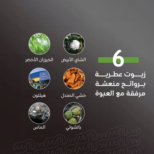 فواحة تعطير السيارة من فيرتك - مع 6 زيوت عطرية لرا...