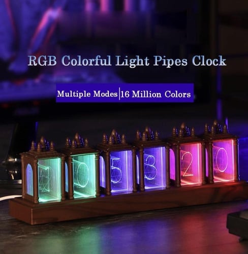 ساعة الكترونية جمالية انبوبية